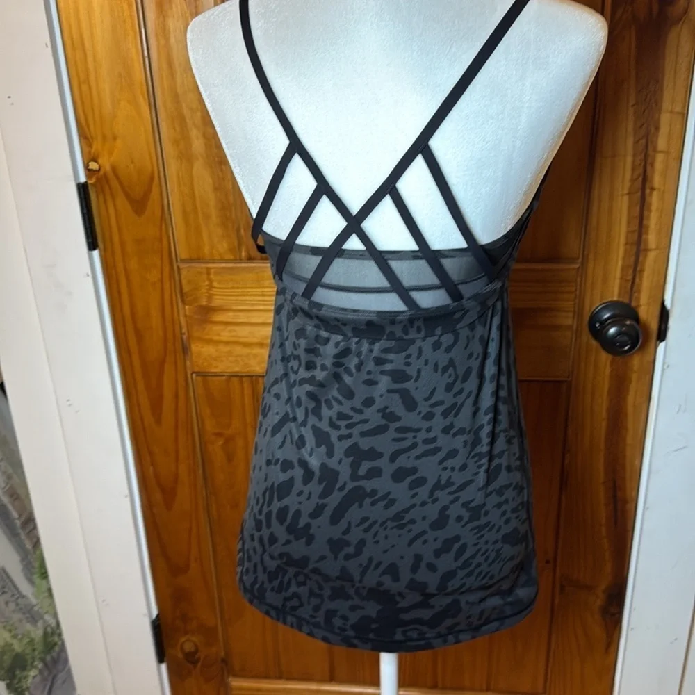 Lululemon Just Breath Animal Print Tank Top